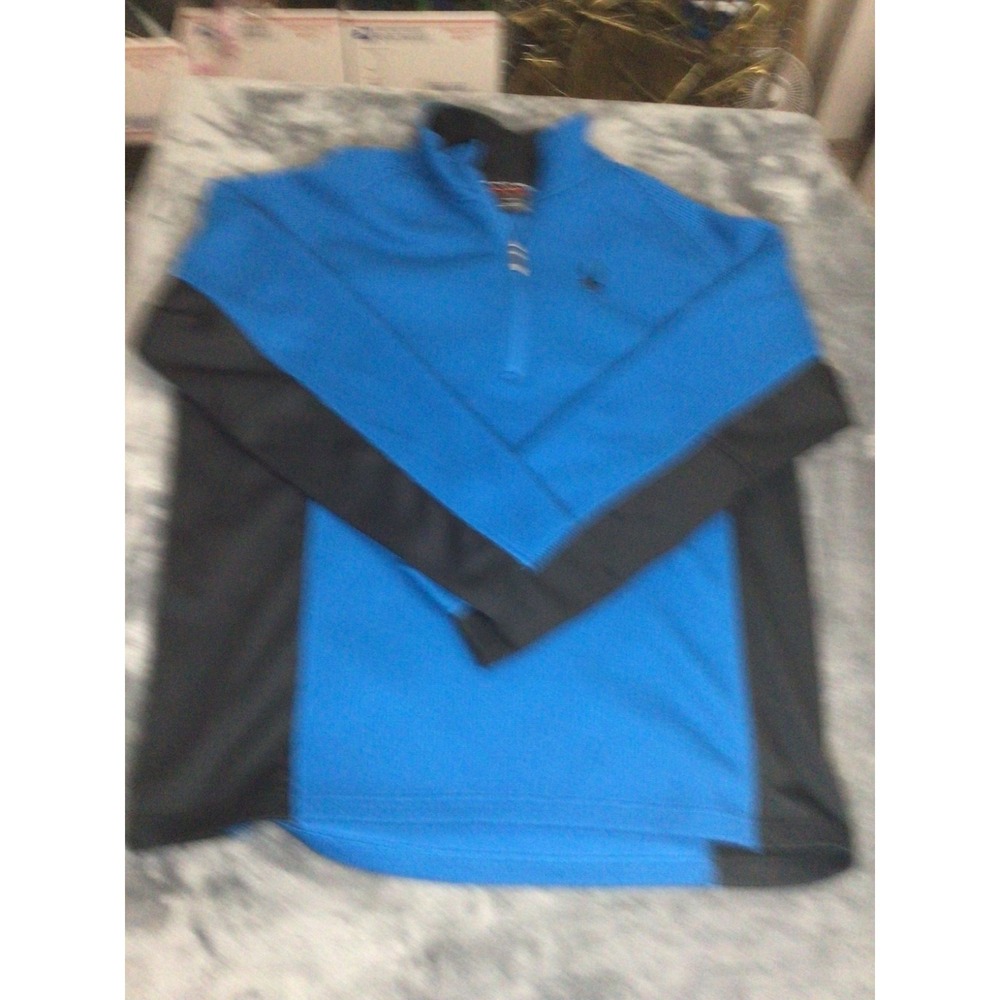 Spyder Mens XL Blue Zip-Up Core Sweater Jacket Collared Long Sleeve‎ ski snow